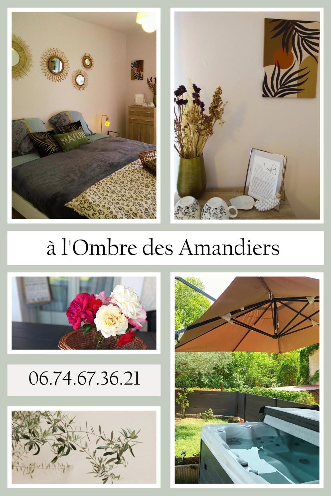 Chambres D'Hotes & Jacuzzi - A L'Ombre Des Amandiers Saint-Martin-dʼArdèche Exteriör bild